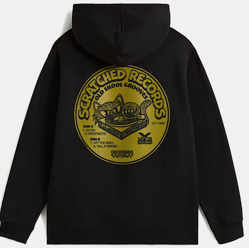 Scratched Records Pull Black (Small)