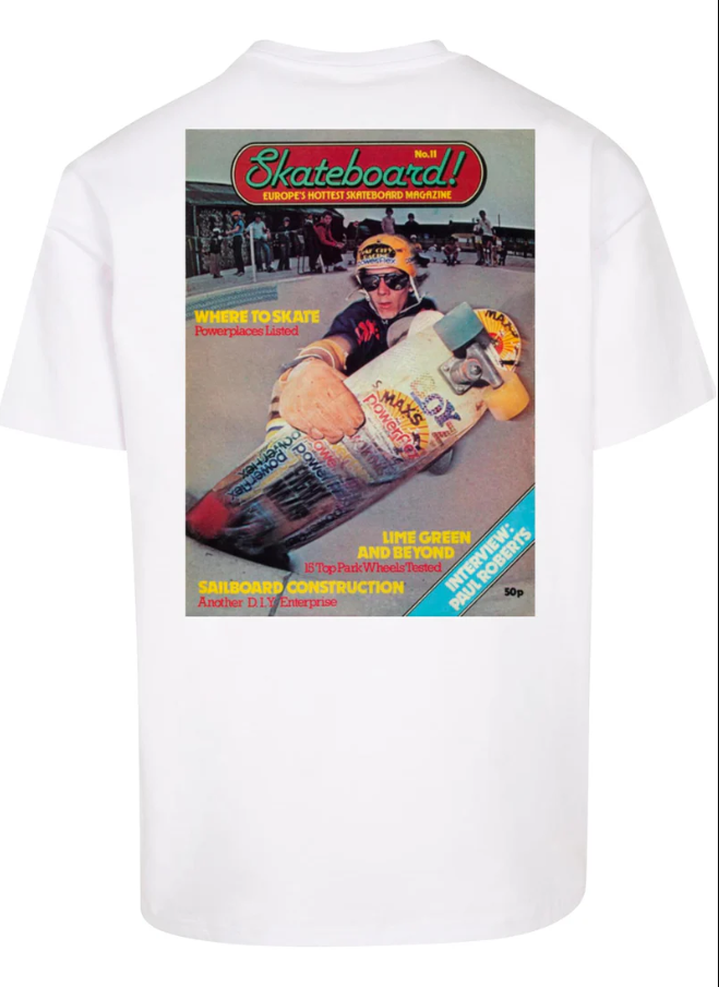THE SK8 MAGAZIN OVERS TEE-Wht (XSmall)