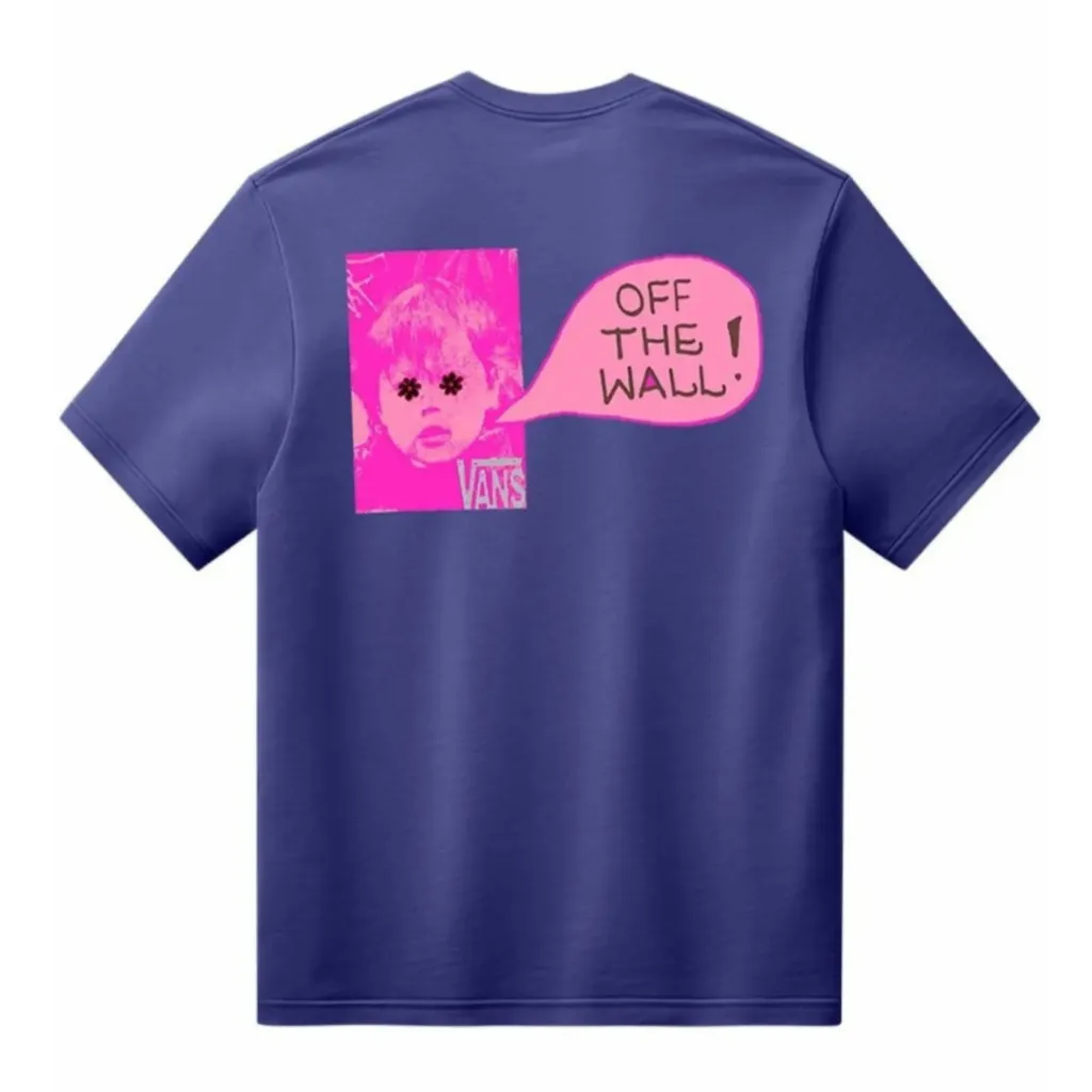 Side Talk SS Tee Royal Cobalt