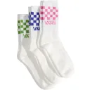 3 Pack-Classic Check Crew- Pink Fizz