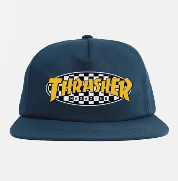 Thrasher Checkered Oval