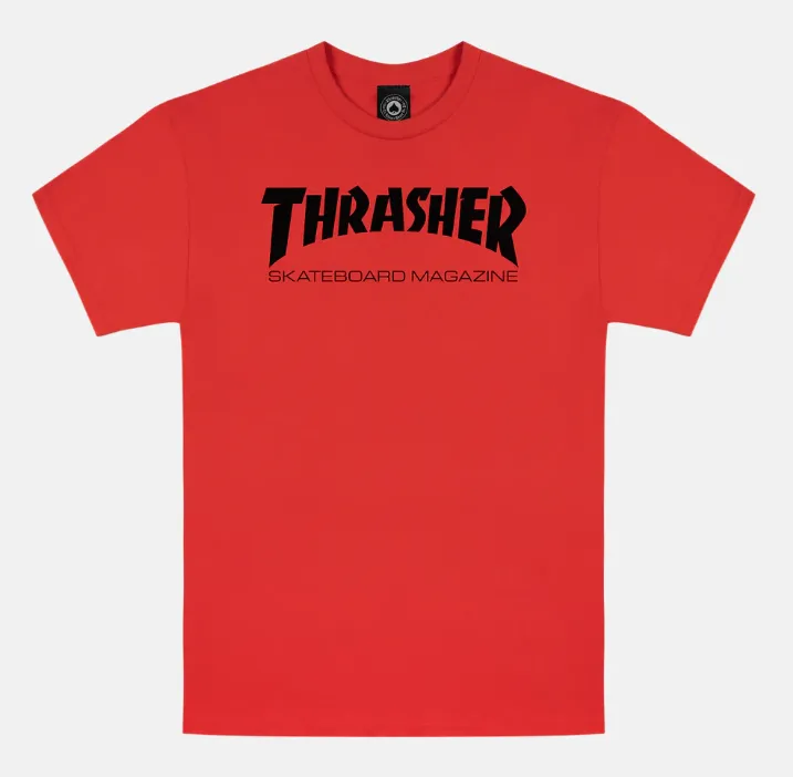 Thrasher Skate Mag Tee-Red (Medium)