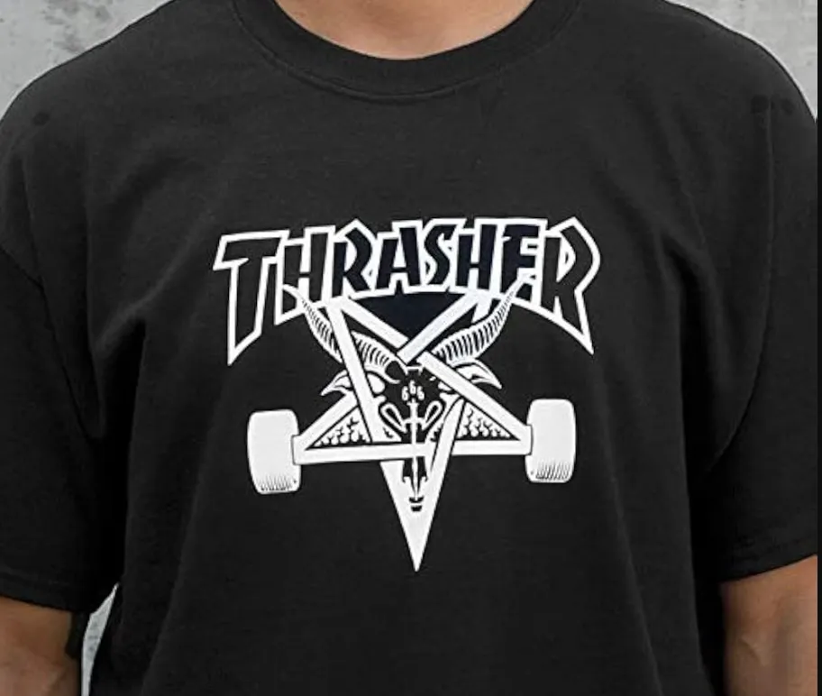 Thrasher Skate Goat tee-Blk