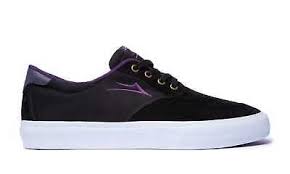 Lakai Riley 3- black purple suede