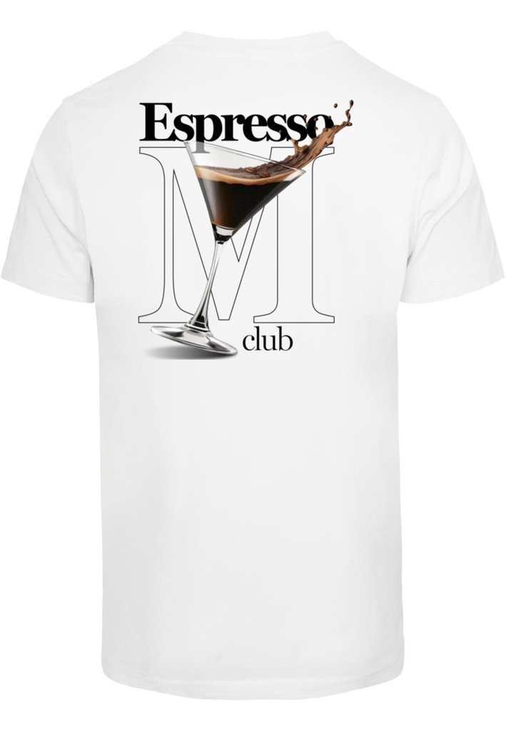 Espresso M Club Tee-White
