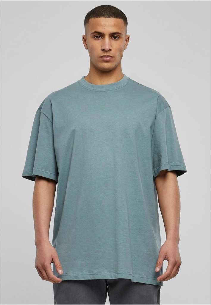 Plain Oversized Tee-DustyBlue (XSmall)
