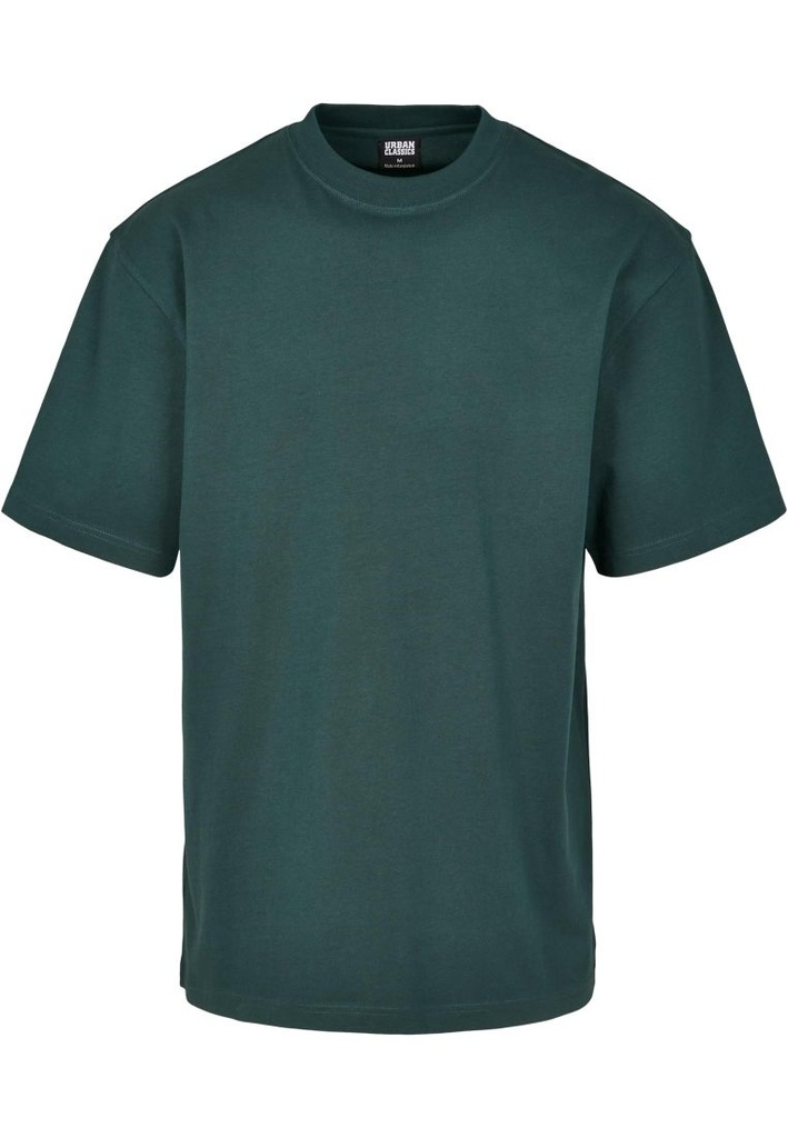 Plain Oversized Tee-BottleGreen