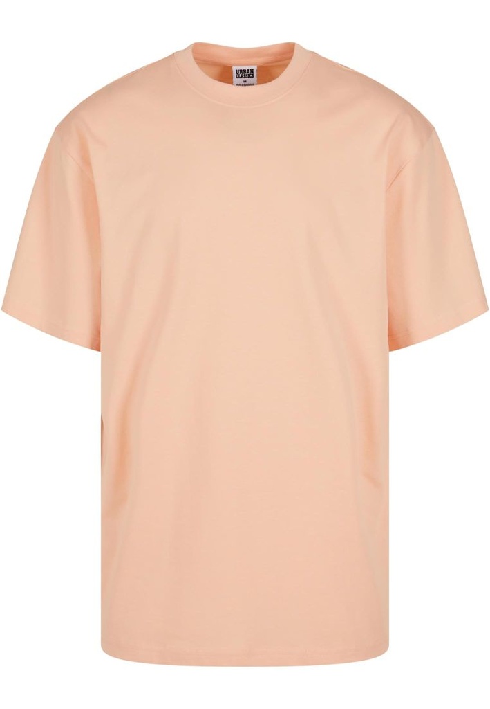 Plain Oversized Tee-SoftApricot