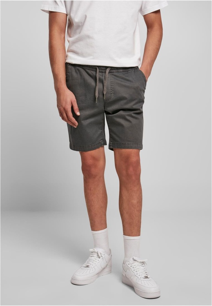 [Stretch Twill Joggshorts-DarkShadow S] Stretch Twill Joggshorts-DarkShadow (Small)