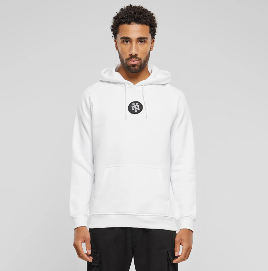 NY PATCH HOODY-WHITE (XSmall)