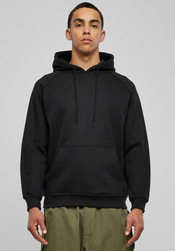 BLANK HOODY-BLACK