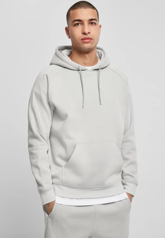 BLANK HOODY-Light Asphalt
