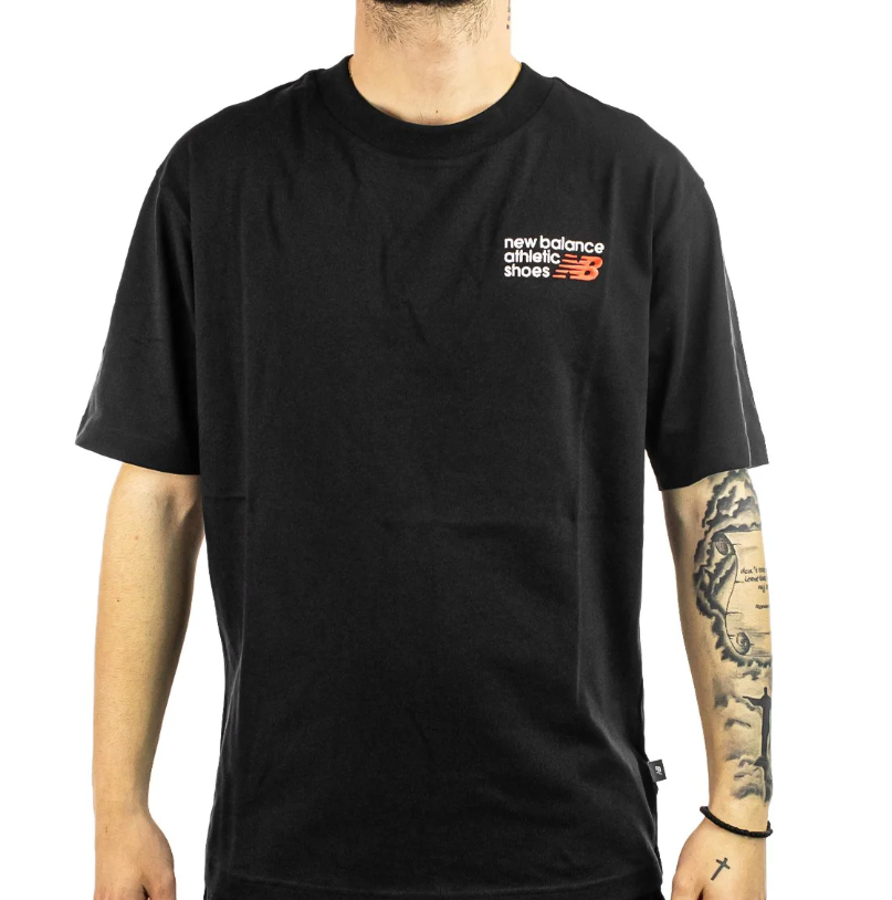 [NB PREMIUM LOGO Tee Blk S] NB PREMIUM LOGO Tee Blk (Small)