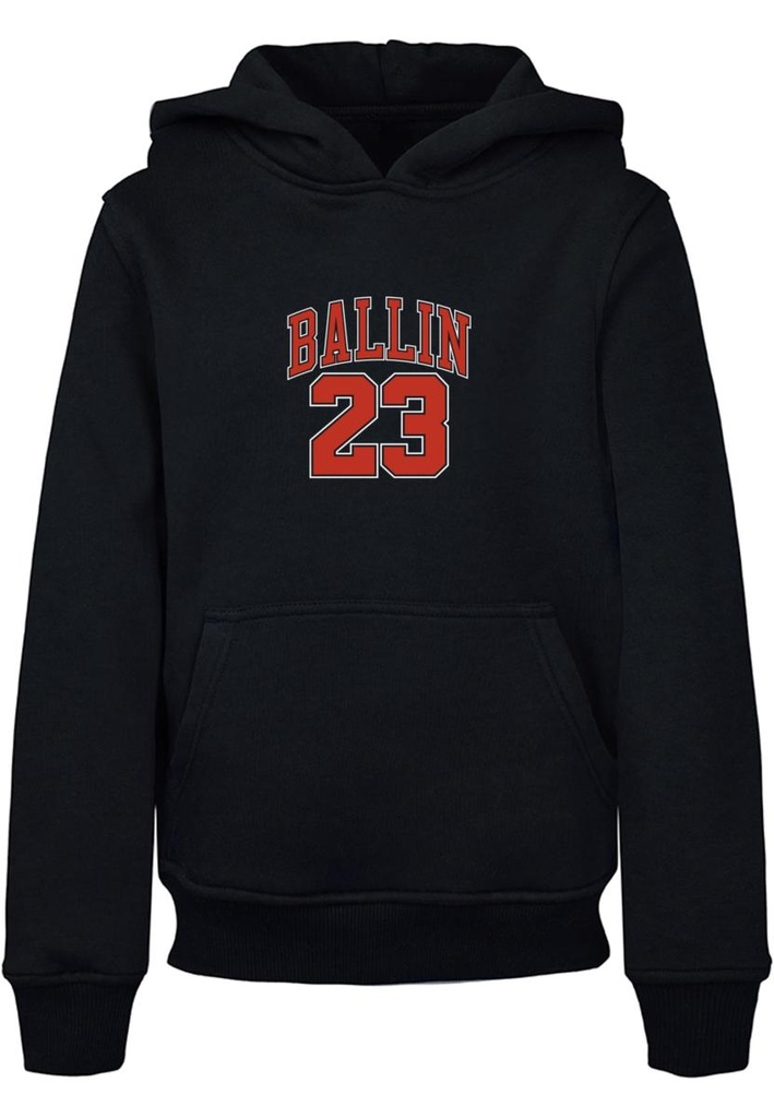 [Mr TEE Kids Ballin Hoodie 122] Mr TEE Kids Ballin Hoodie-Black (122/128)