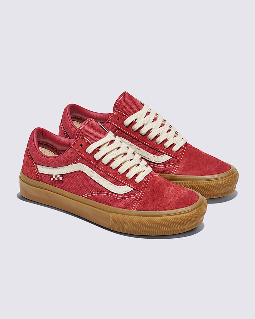 [Skate Old Skool red/gum40] Vans Skate Old Skool red/gum (40)