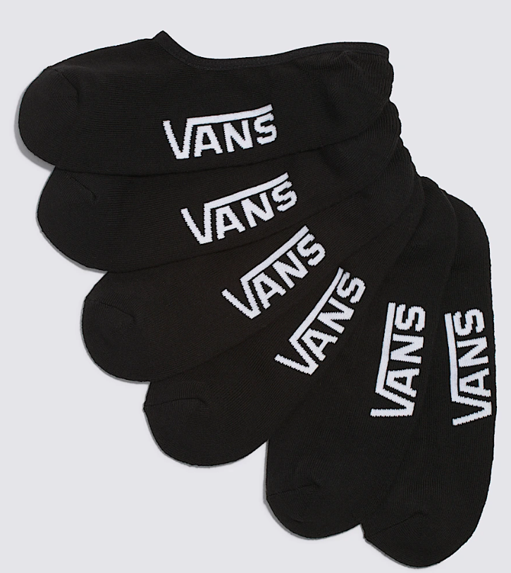 [CLASSIC NO SHOW ROX BLACK 39] 3 Pack-CLASSIC NO SHOW ROX BLACK (39/42)