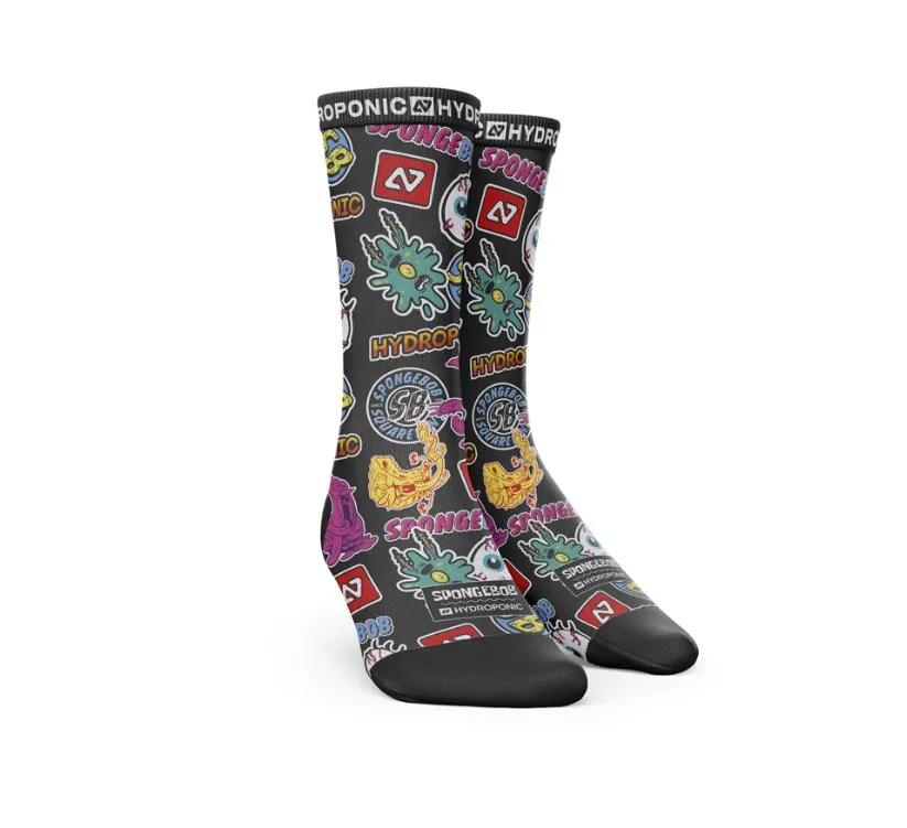 HYDROPONIC SPONGEBOB 02-STICKERS BLACK-39/42