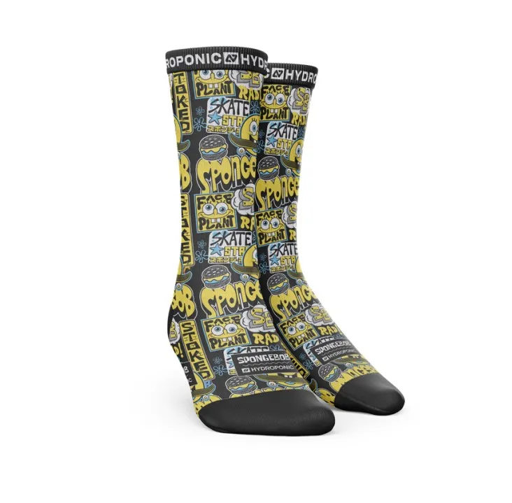 HYDROPONIC SPONGE BOB 03-FACES BLACK-39/42