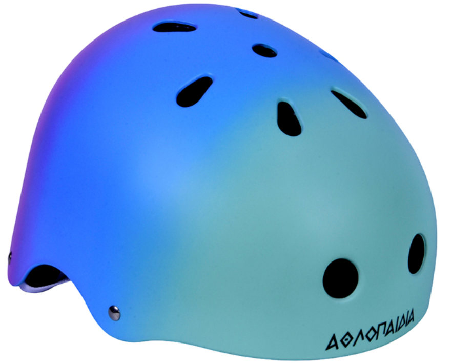 Athlopaidia Helmet- Gradient GreenBlue L/XL